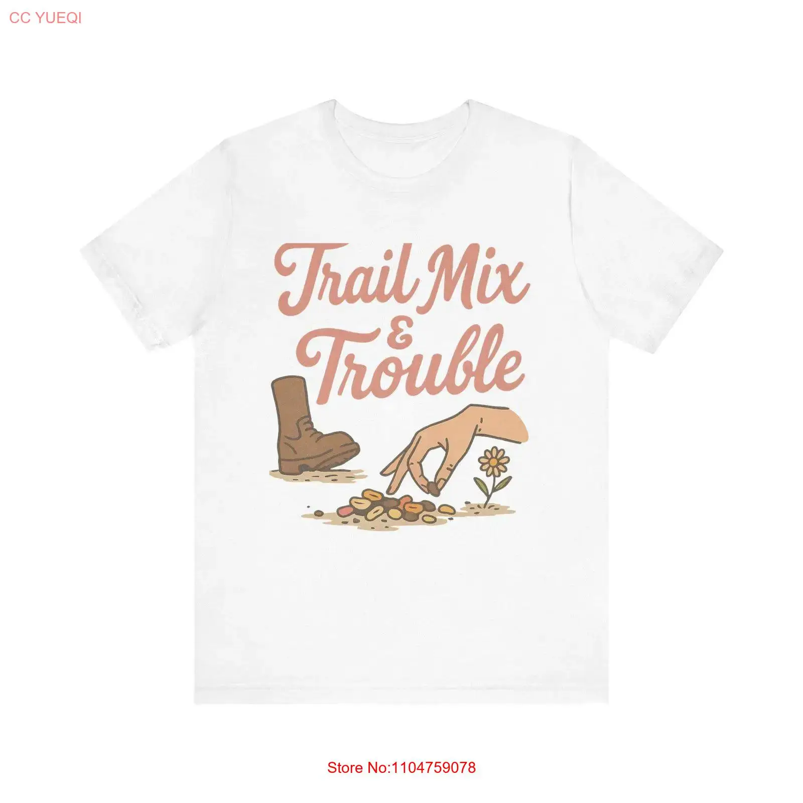 Trail Mix - トレイルミックストラブル Tシャツ 楽しいアウトドアアドベンチャートップ ハイキングアパレル 自然愛好家 ヴィンテージ