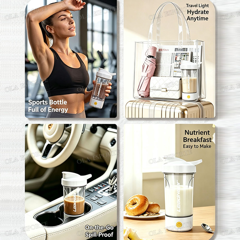 400～700mlの電動シェイカーカップ。自動攪拌機能付きで - Protein Bar のレビューと価格