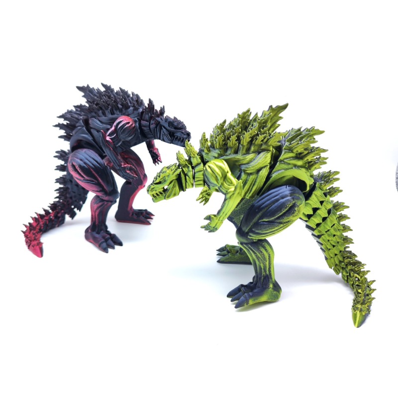 3D 印刷筋肉恐竜アクションフィギュアミニおもちゃモンスター - Gummy Candy のレビューと価格