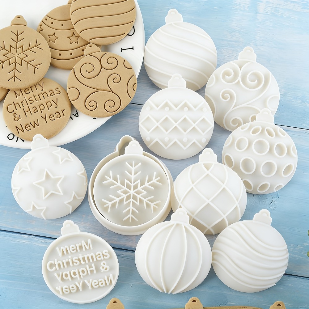 11個入りクリスマスオーナメントクッキーカッターセット、3D - Cookies Pack のレビューと価格